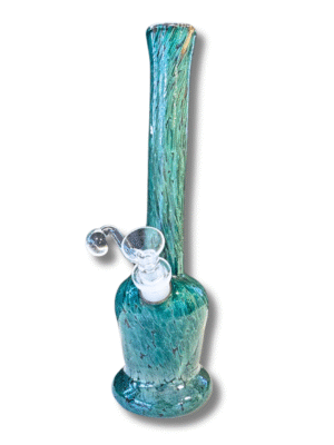 Sea Green Teal Marble Water Pipe, Special K Soft Glass