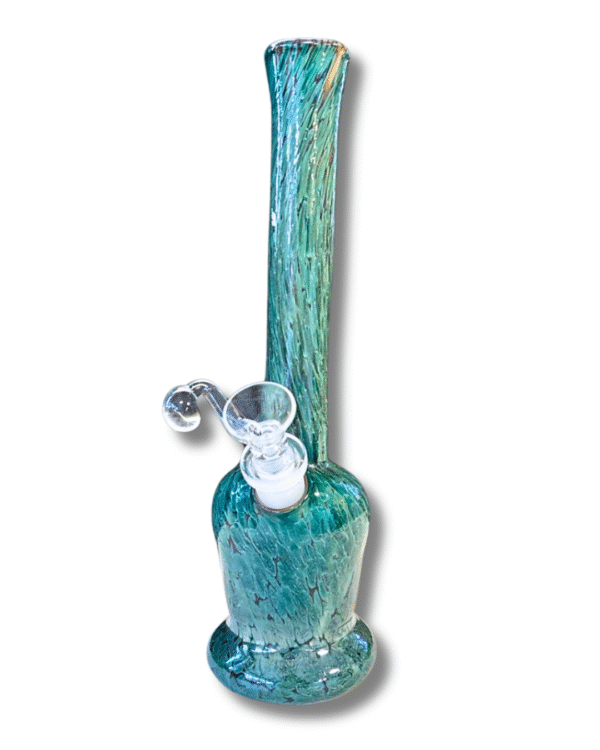 Sea Green Teal Marble Water Pipe, Special K Soft Glass