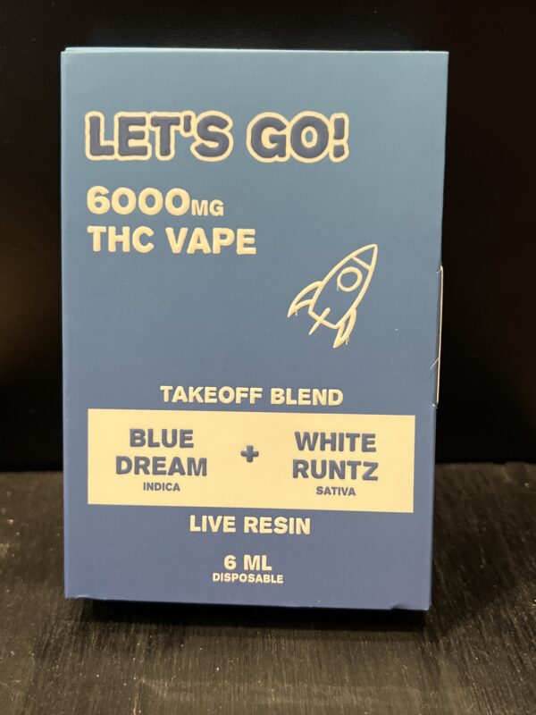 N.Y.B. Let's Go 6ml Blue Dream + White Runtz