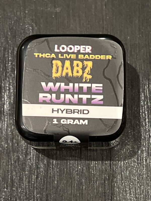 Looper THCA Live Badder 1g Dabz White Runtz