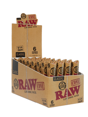 Raw 1 1/4 Classic Cones 6pk
