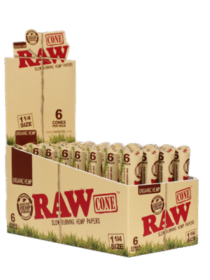 Raw 1/14 Organic Cones 6pk