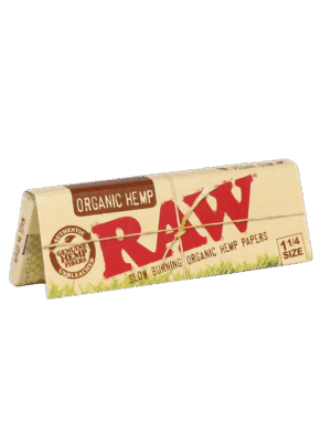 Raw 1 1/4 Organic Hemp Papers