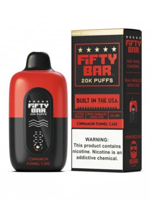 Fifty Bar 20k Cinnamon Funnel Cake