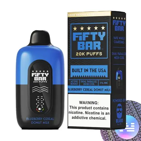 Fifty Bar 20k Blueberry Cereal Donut Milk