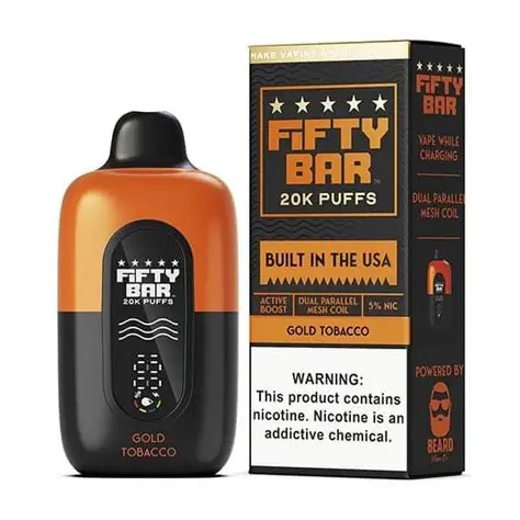 Fifty Bar 20k Gold Tobacco