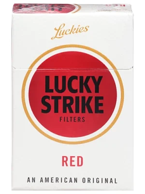 Lucky Strike Red Filtered Shorts